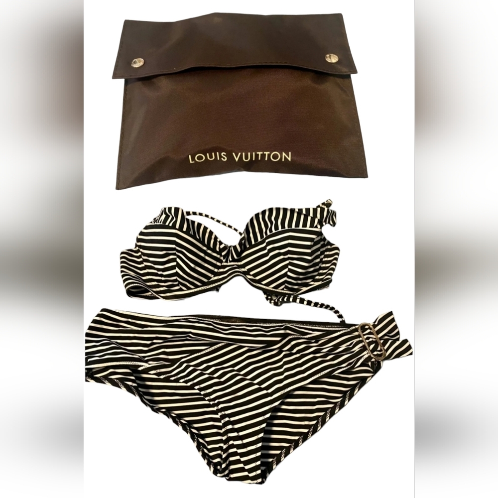 Louis Vuitton Two-piece swimsuit EUC Size 40 Cup B to C